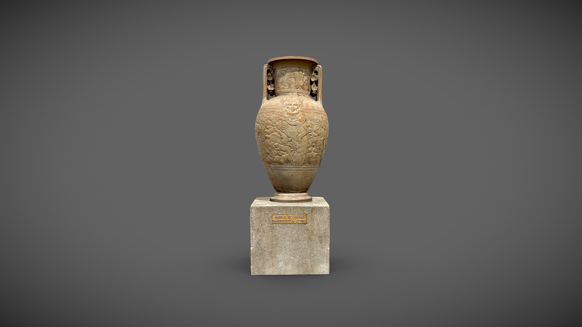 Ceramic amphora - Modèle de Derré 1922 3D Model
