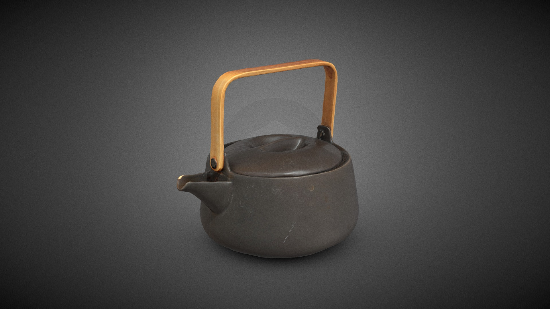 Ceramic Teapot 3D Model