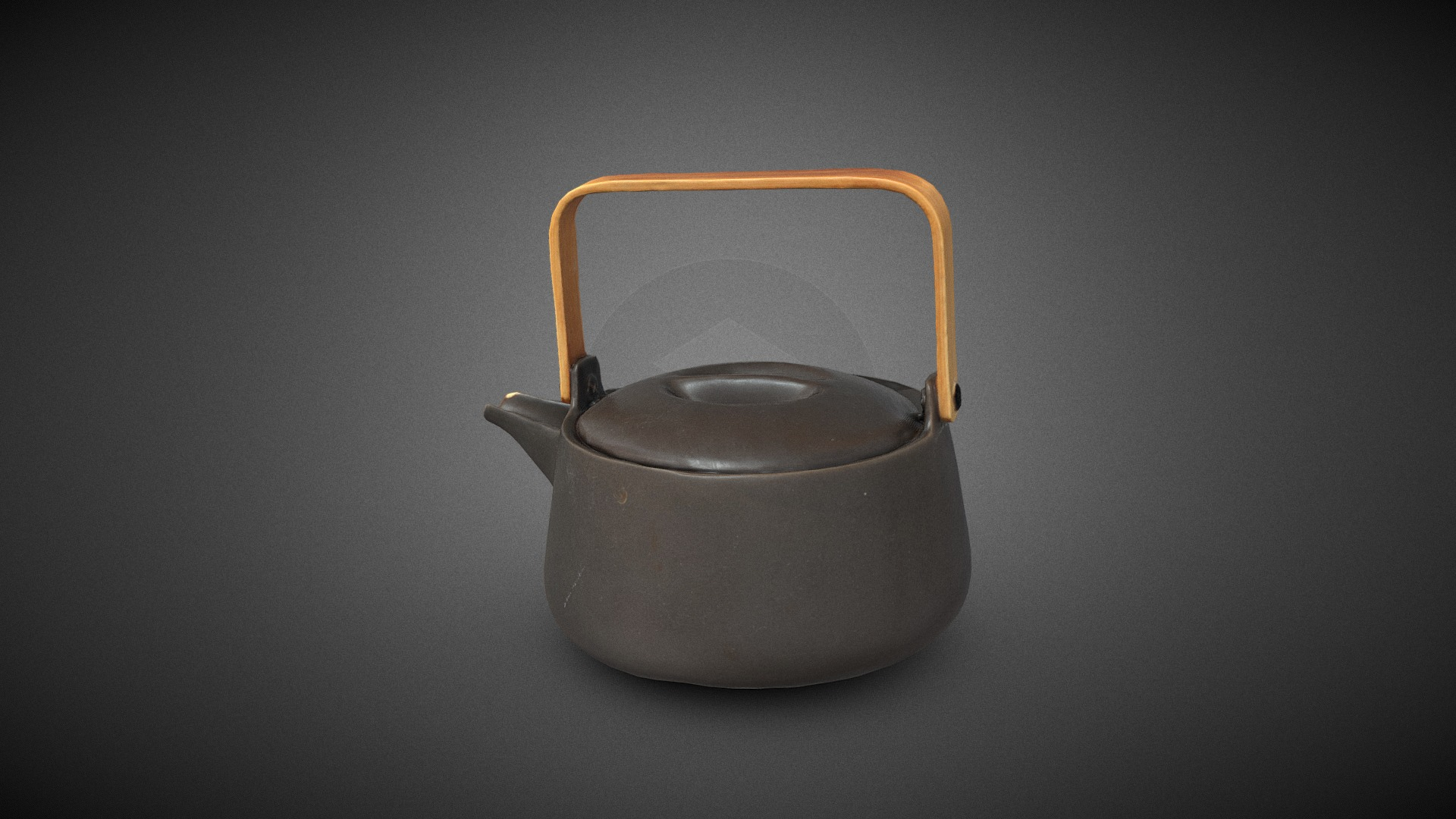 Ceramic Teapot 3D Model