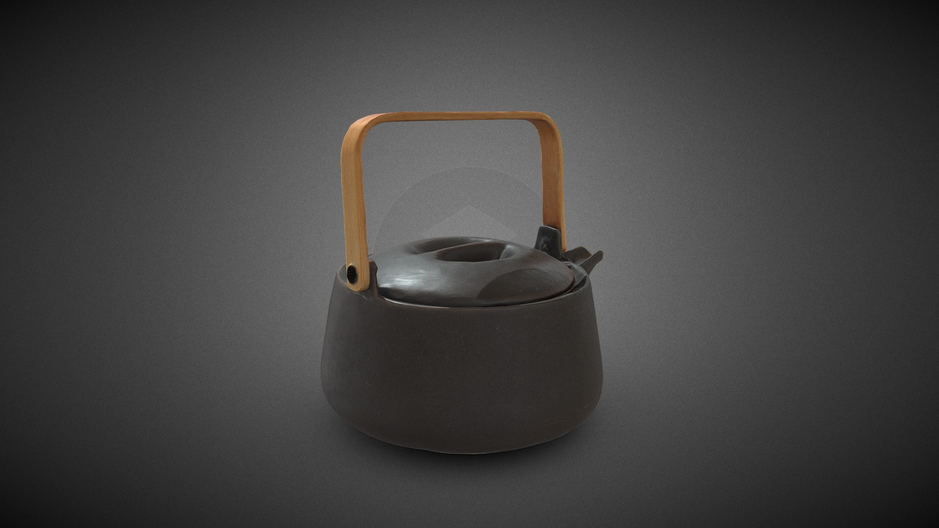 Ceramic Teapot 3D Model
