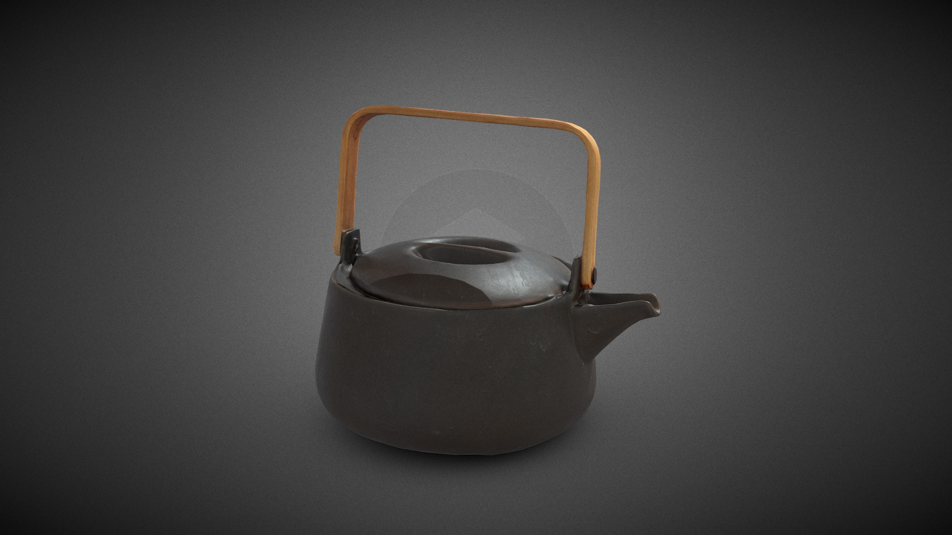Ceramic Teapot 3D Model