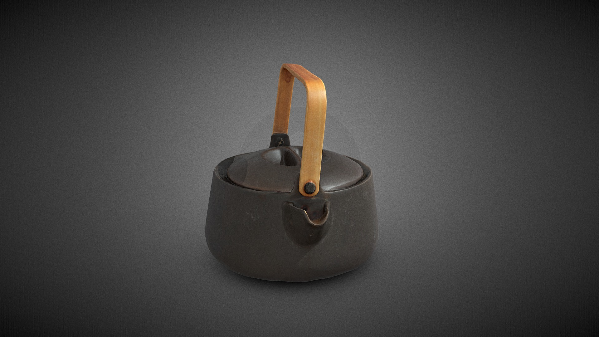 Ceramic Teapot 3D Model