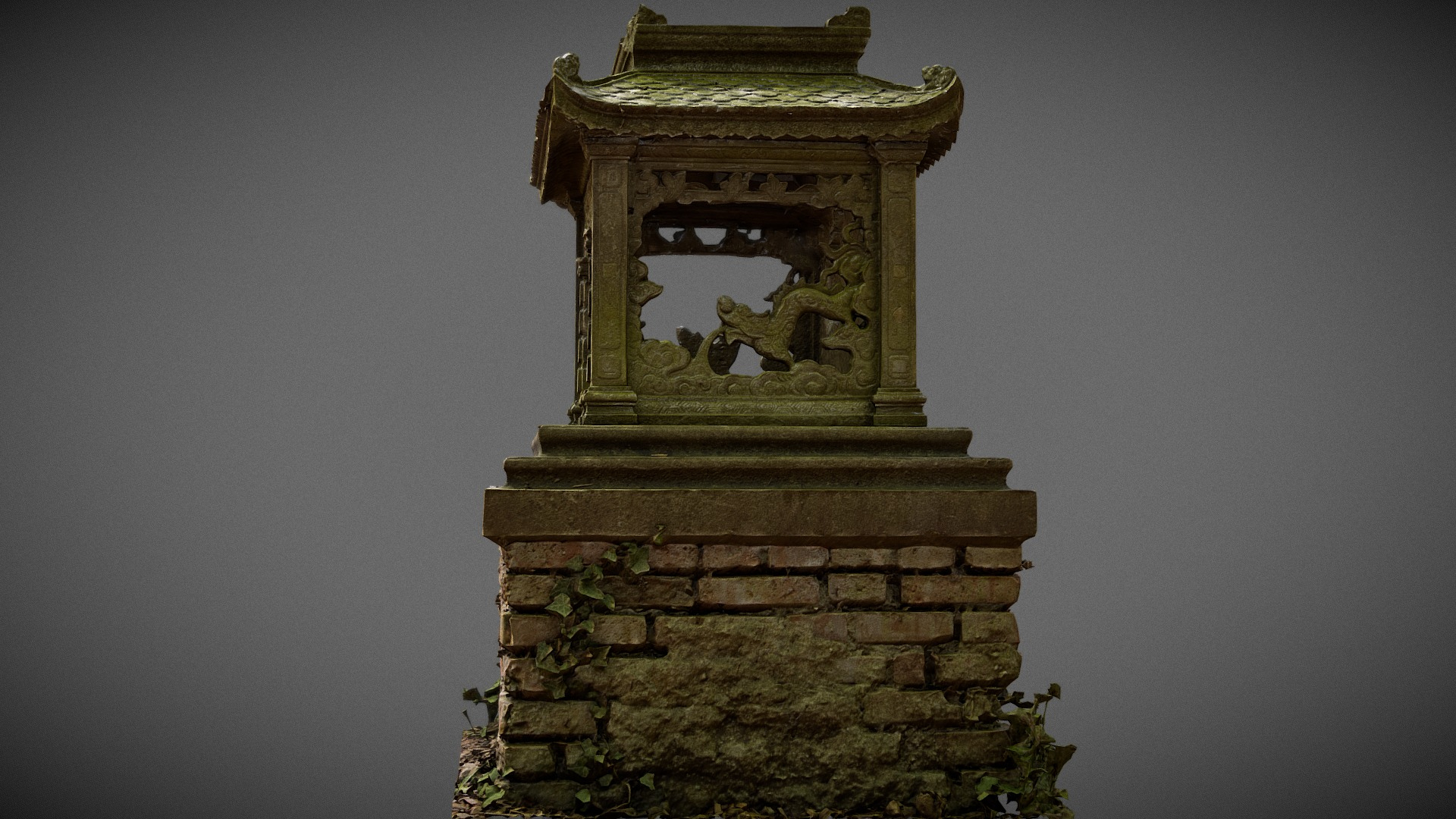 Chinese Funeral Pagodon 3D Model