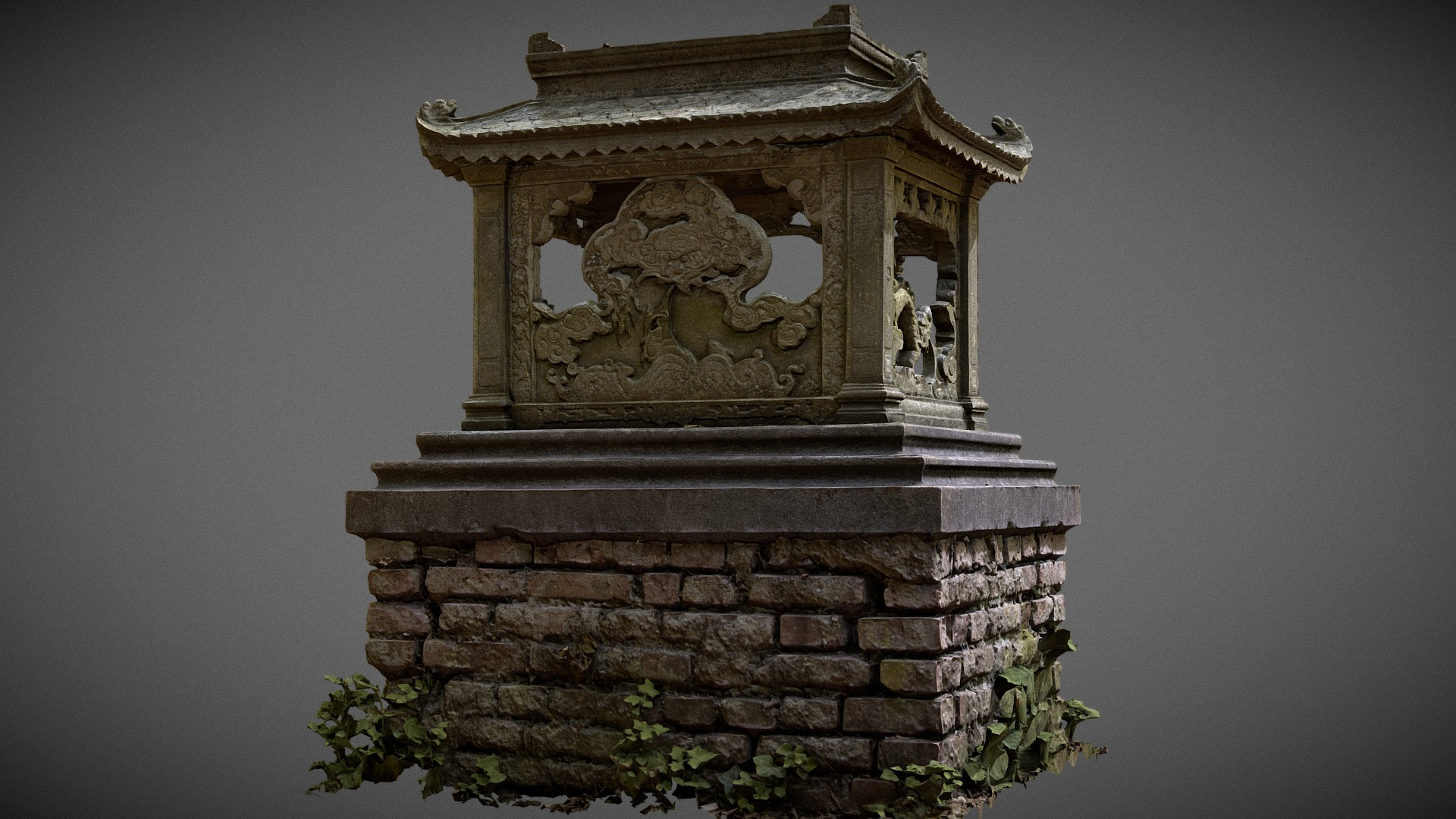 Chinese Funeral Pagodon 3D Model