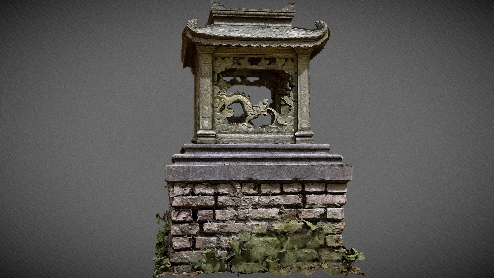 Chinese Funeral Pagodon 3D Model