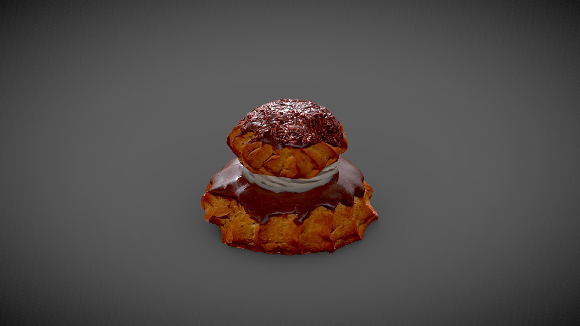 Chocolate Nun 3D Model