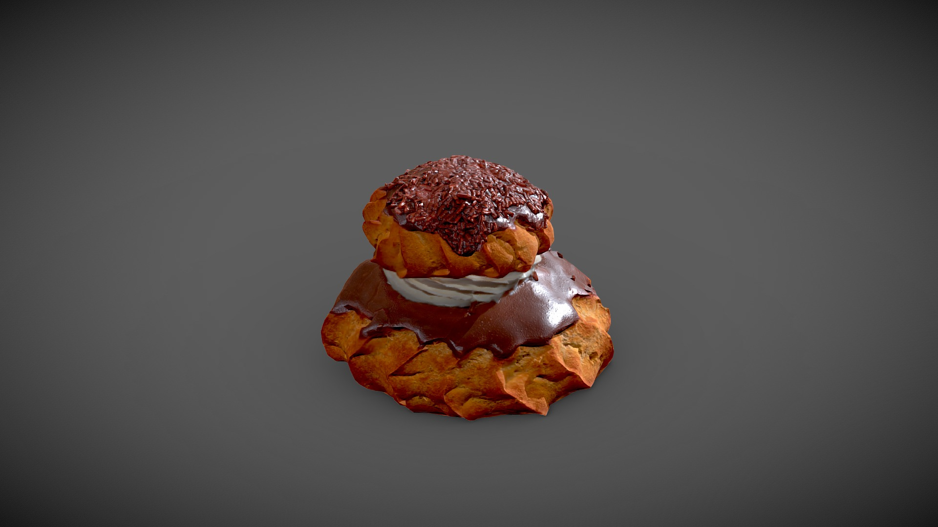 Chocolate Nun 3D Model