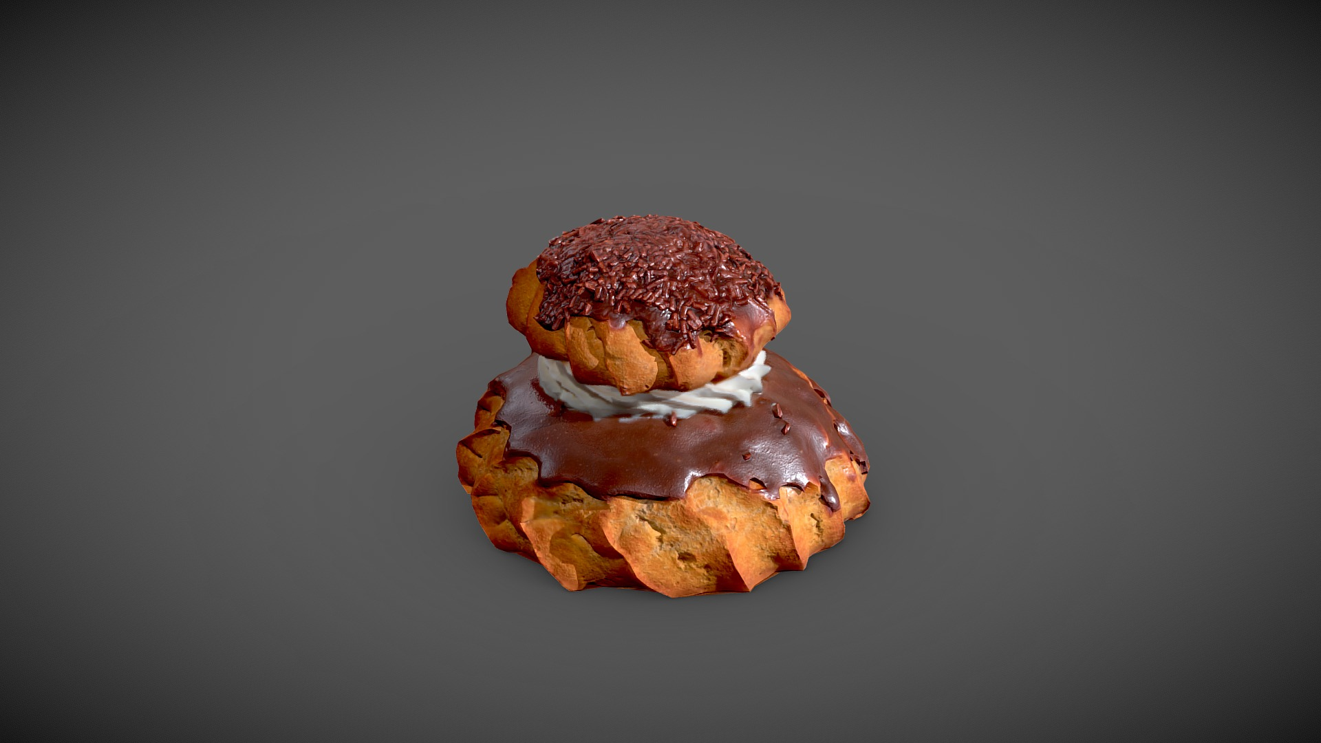 Chocolate Nun 3D Model