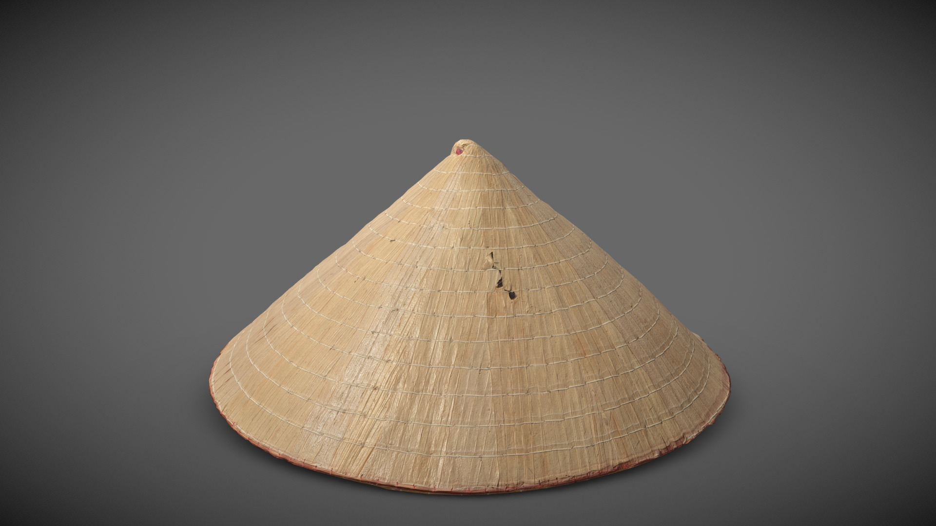 Conical Leaves Hat - Nón lá Vietnamese Hat 3D Model
