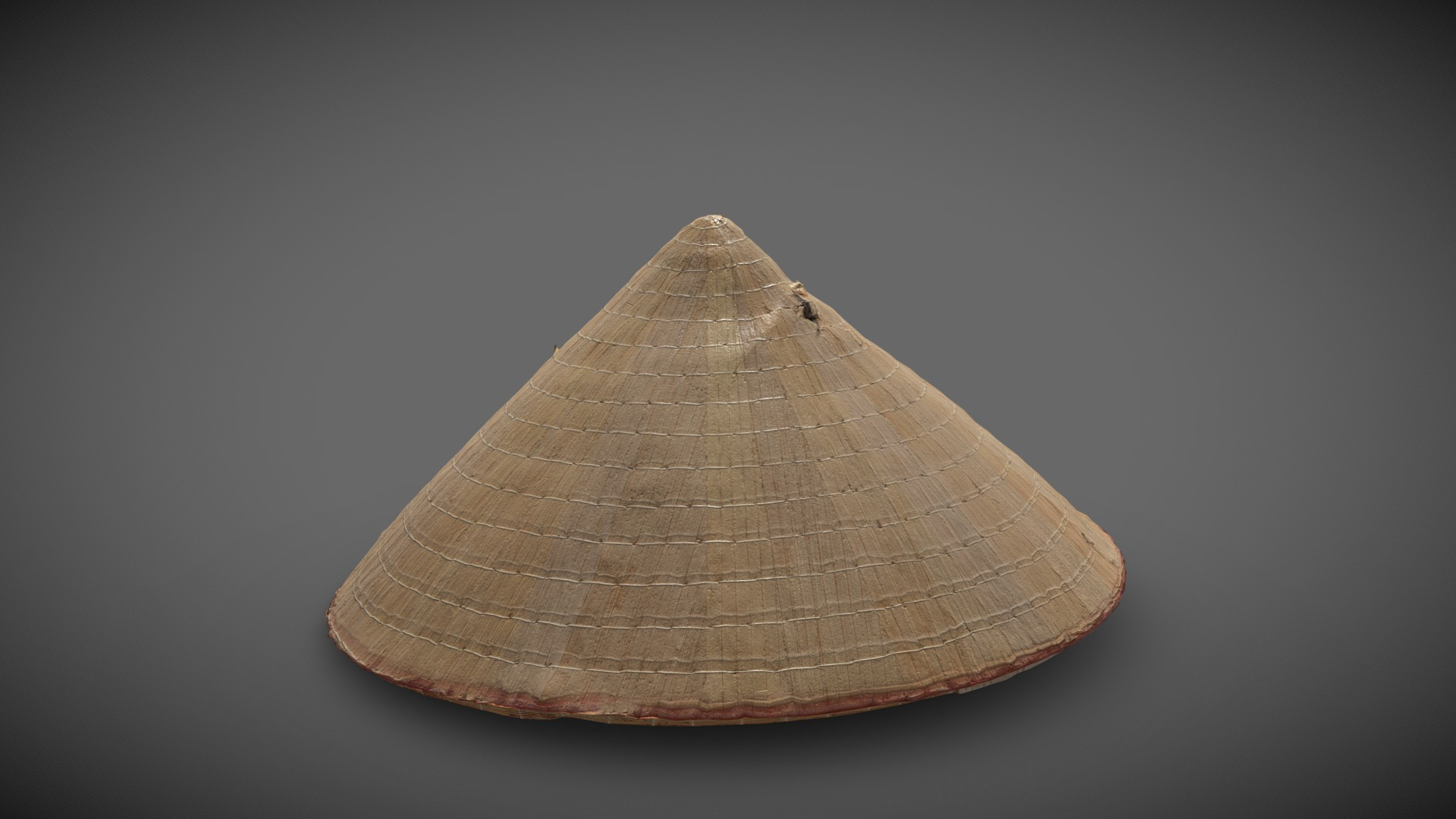 Conical Leaves Hat - N&oacuten l&aacute  Vietnamese Hat 3D Model