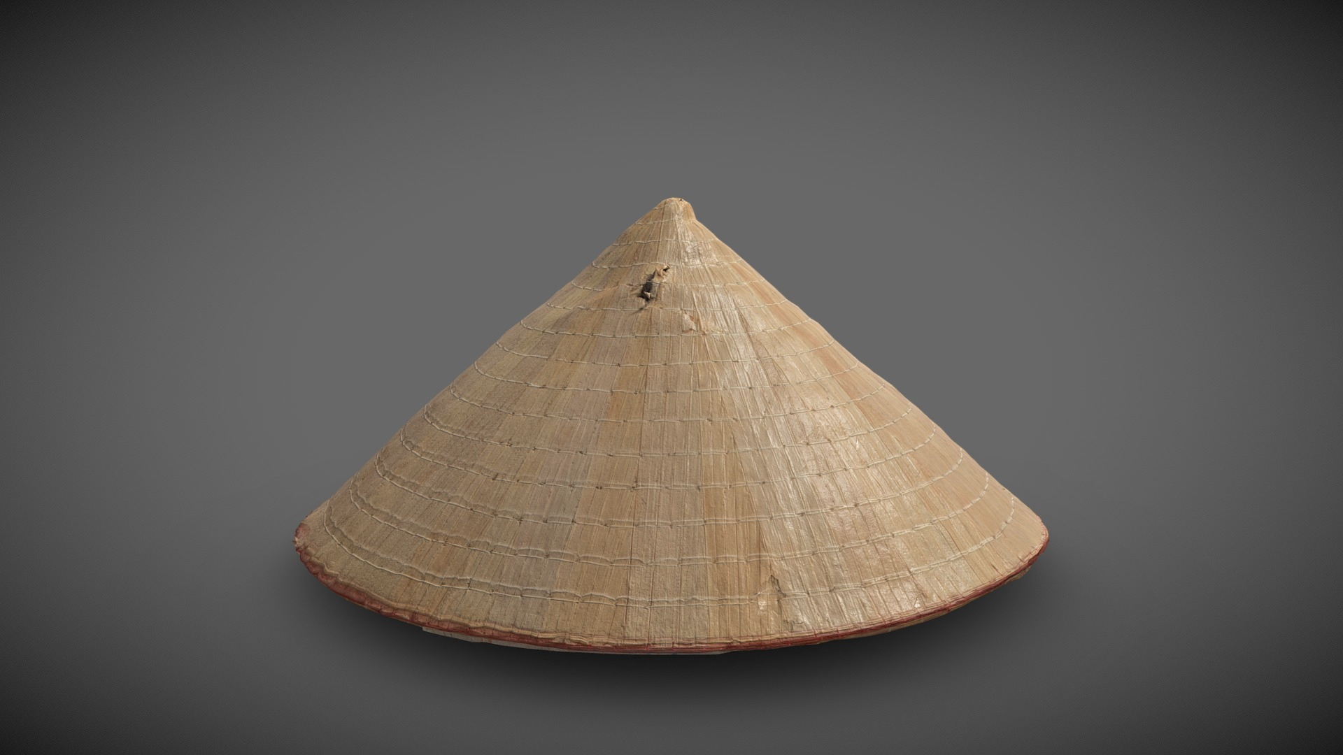Conical Leaves Hat - N&oacuten l&aacute  Vietnamese Hat 3D Model