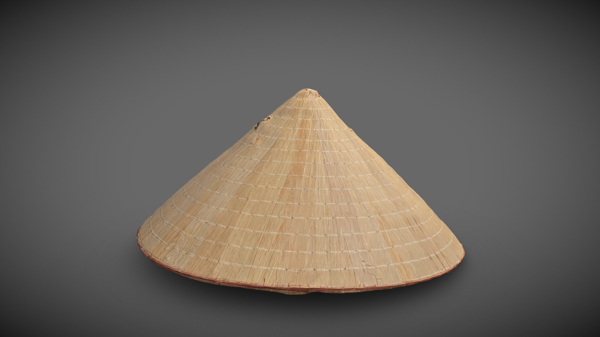 Conical Leaves Hat - N&oacuten l&aacute  Vietnamese Hat 3D Model