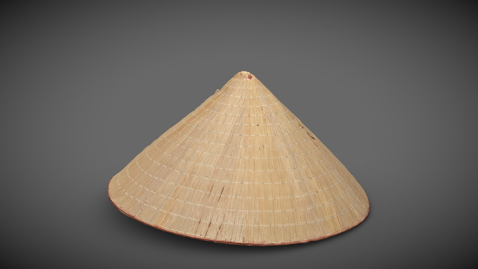 Conical Leaves Hat - Nón lá Vietnamese Hat 3D Model