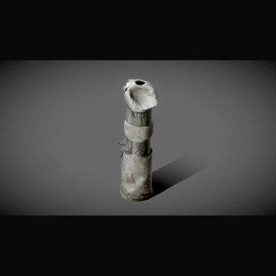 Damaged Road Safety Plastic Stud
