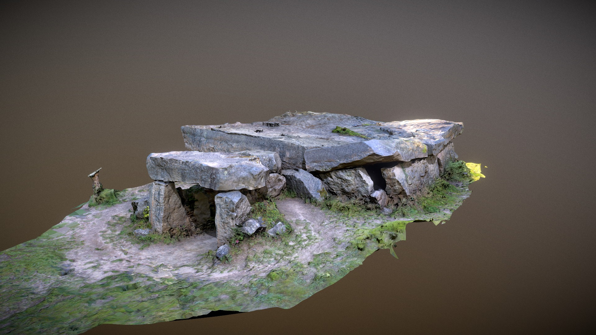 Dolmen de la Bajouli&egravere 4000 BC 3D Model