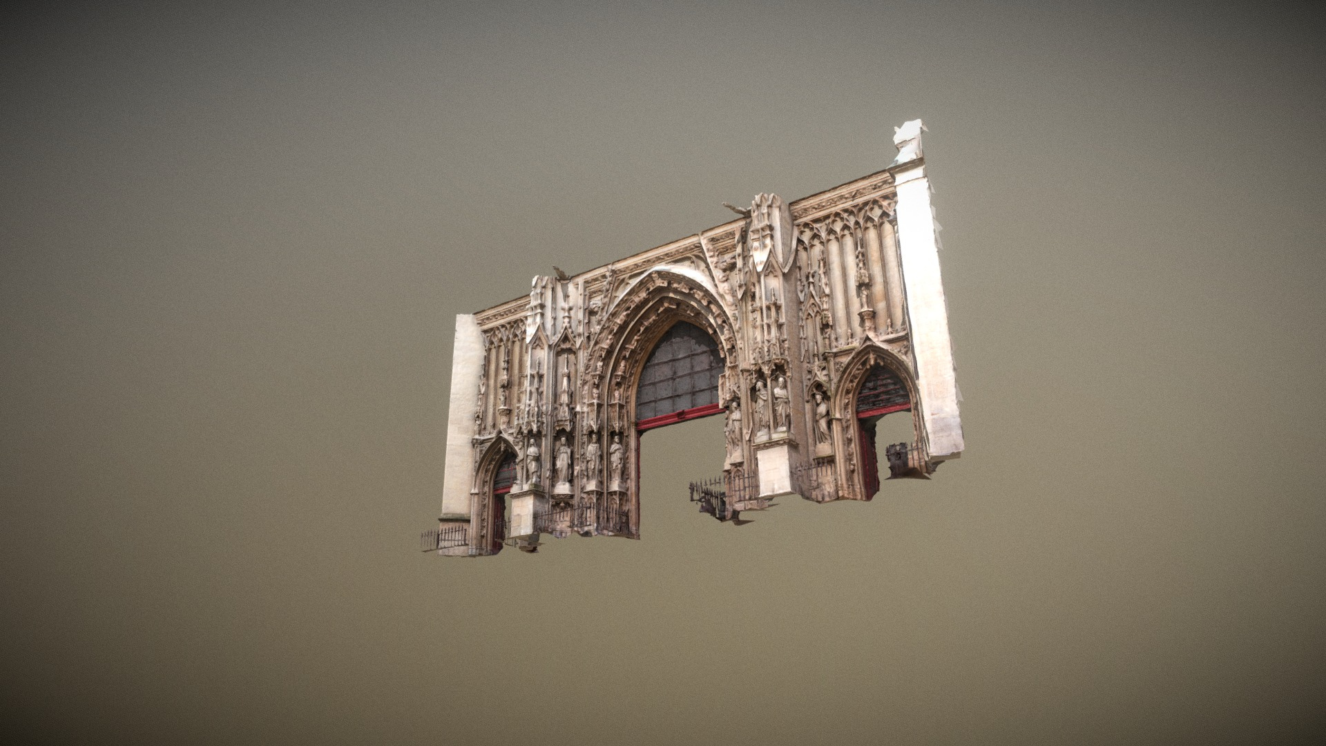Eglise Saint Merri 1515-1612 3D Model