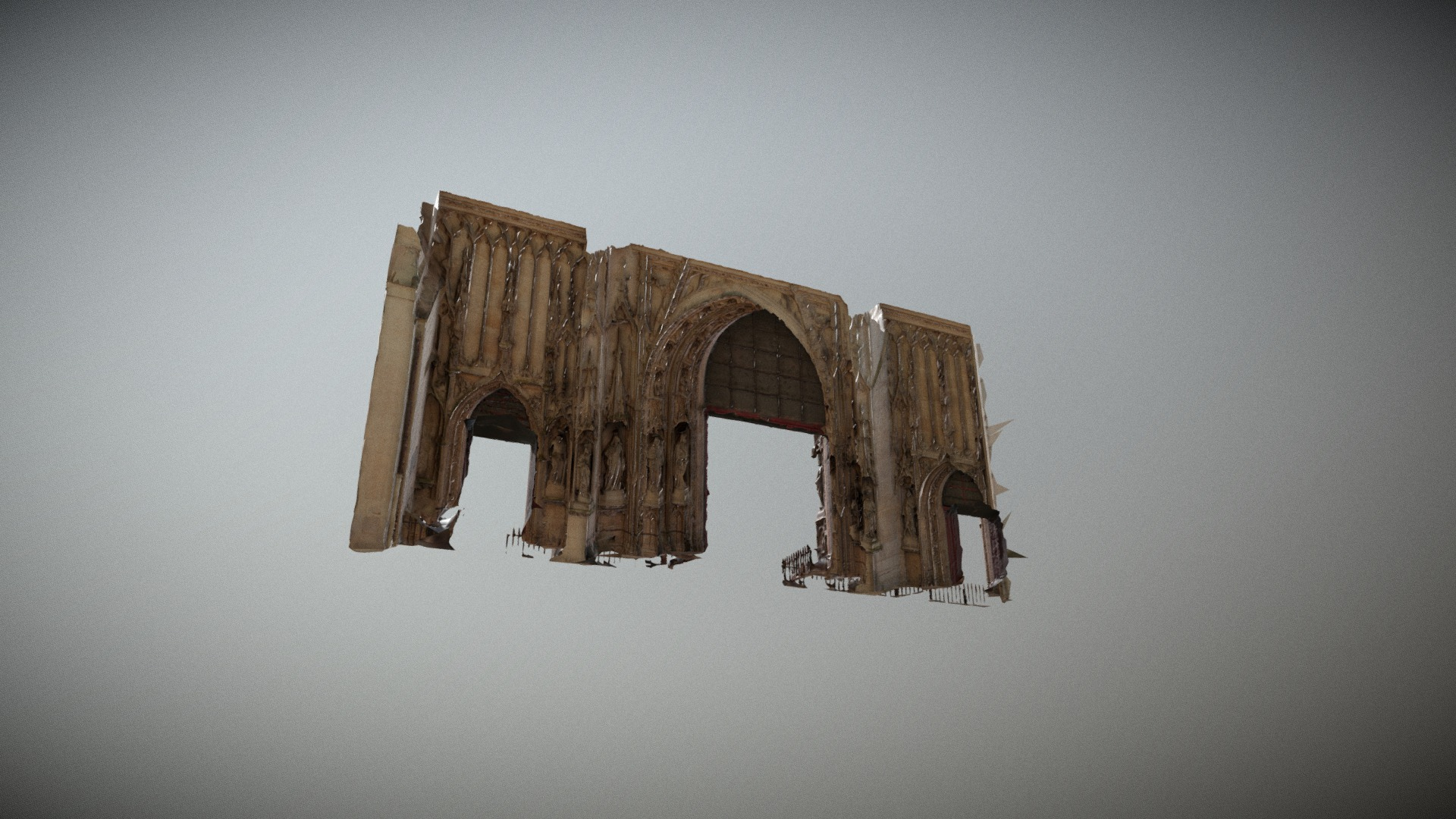 Eglise Saint Merri  1515-1612 3D Model
