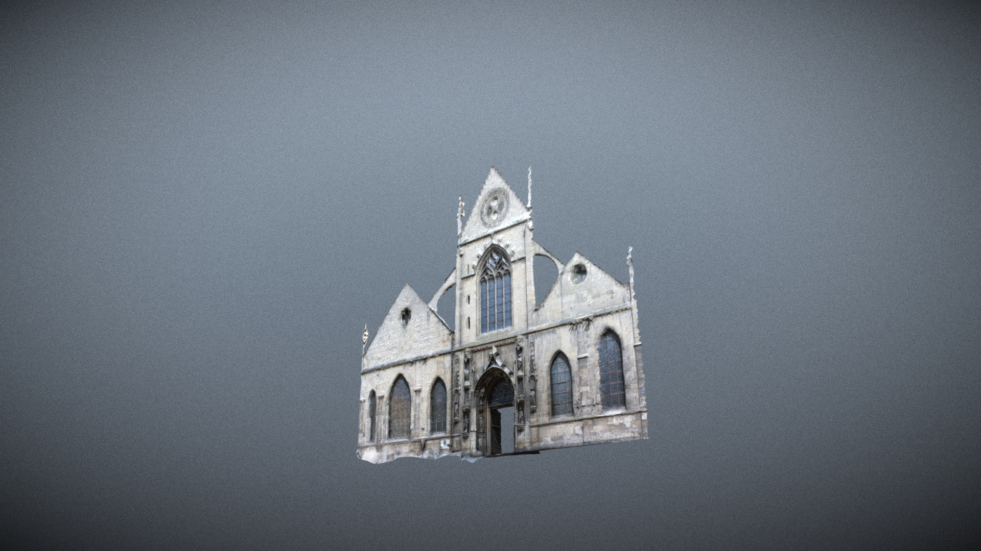 Eglise Saint Nicolas Des Champs  XII  3D Model