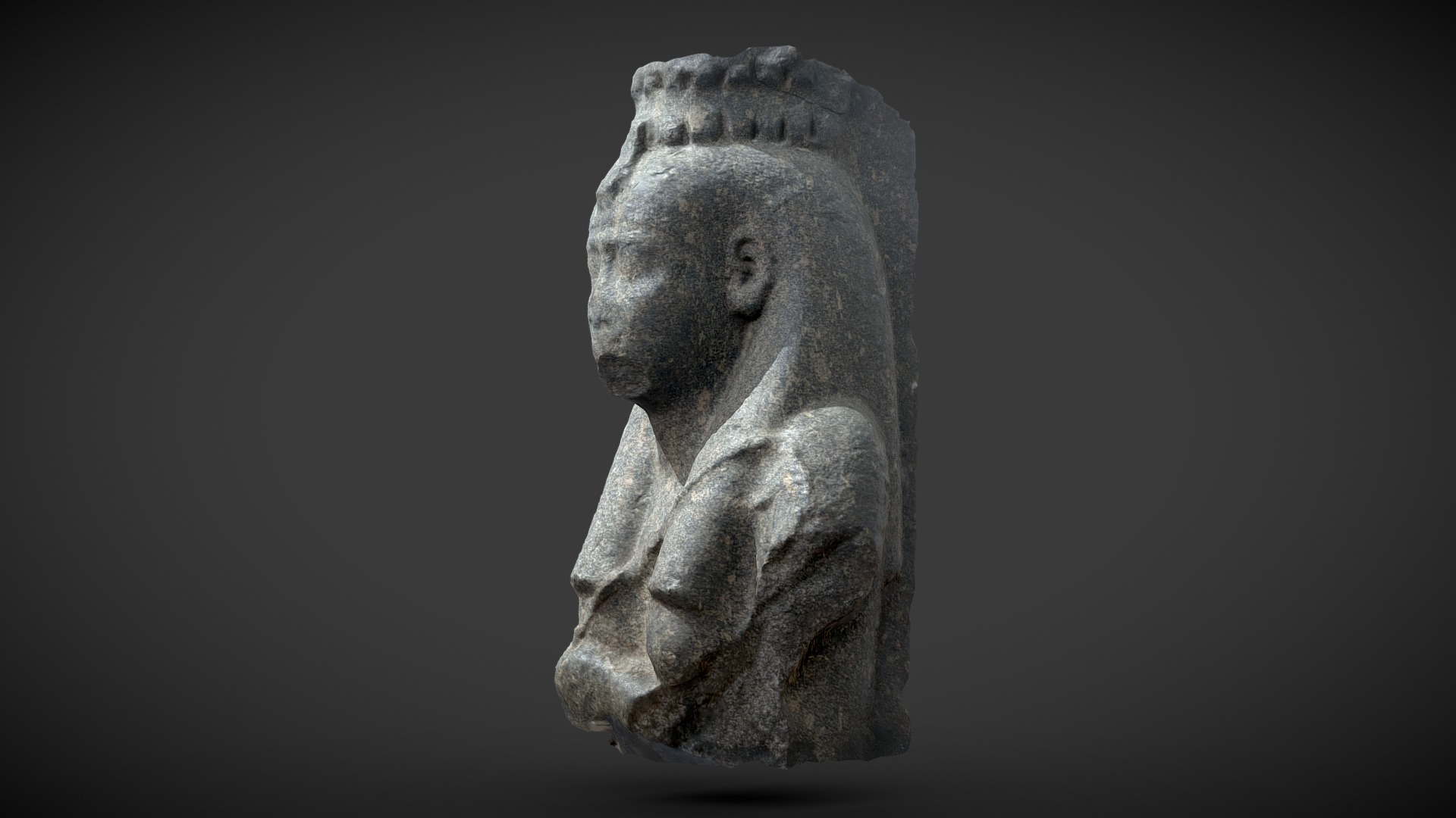 Egyptian Statue QUICK SCAN 3D Model