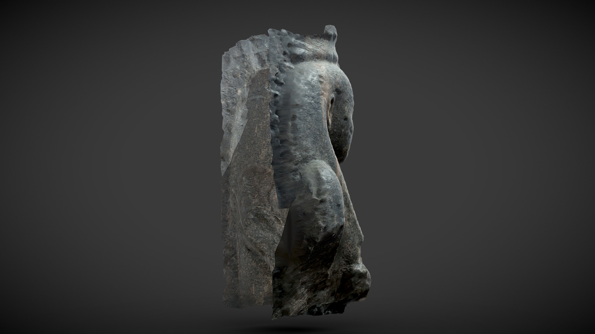 Egyptian Statue QUICK SCAN 3D Model
