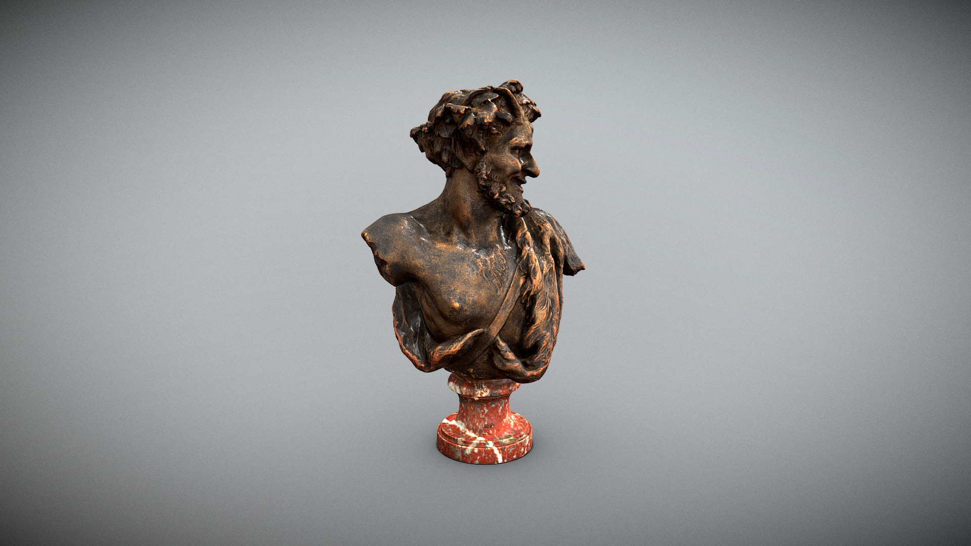 Faune - Scanned Sculpture 3D Model