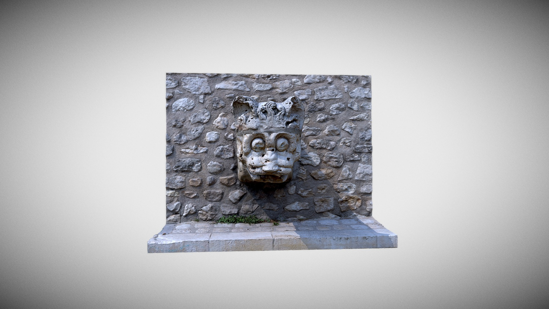 Fontaine Saint-Martin Blois Quick Scan 3D Model
