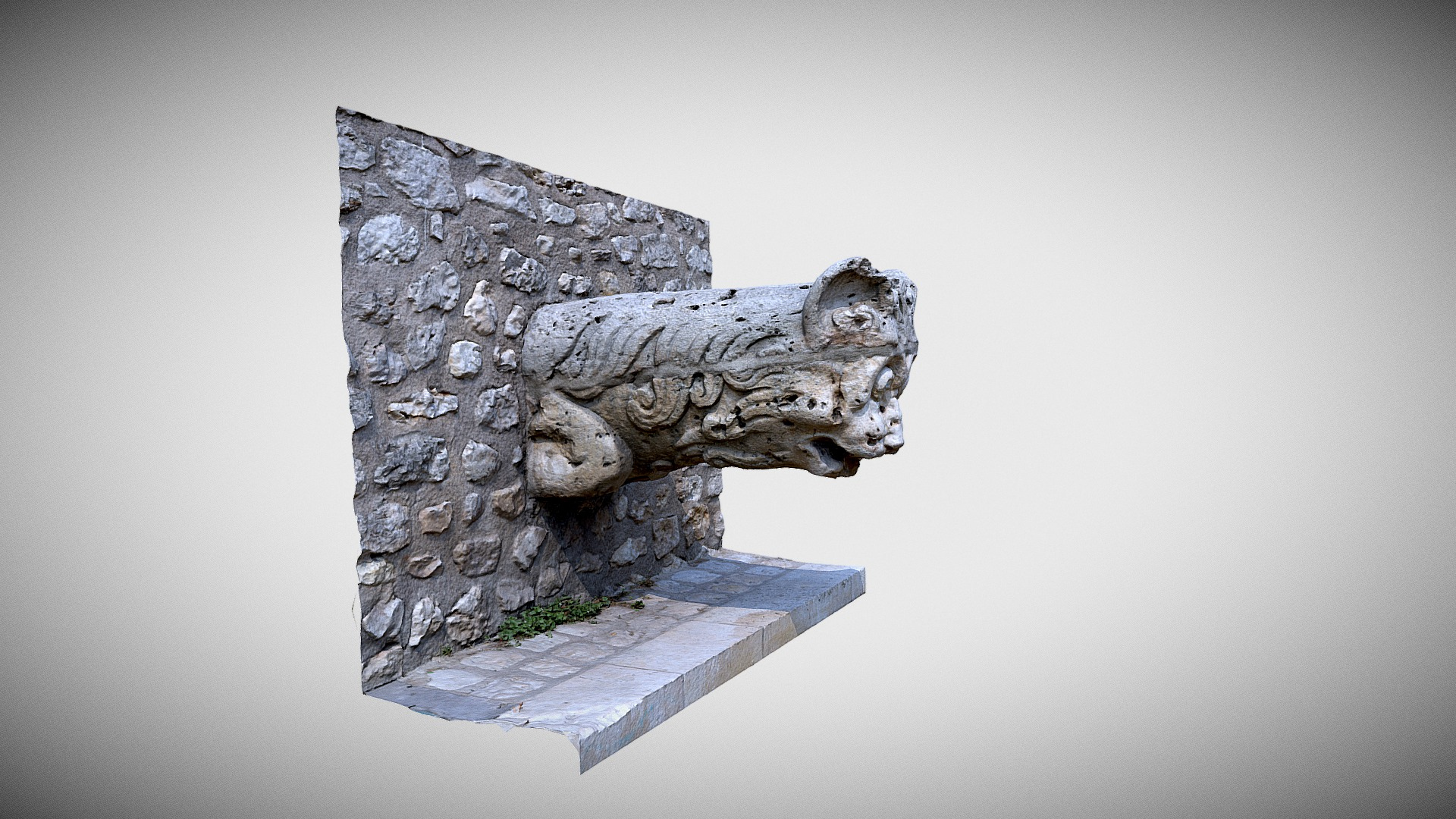 Fontaine Saint-Martin Blois Quick Scan 3D Model