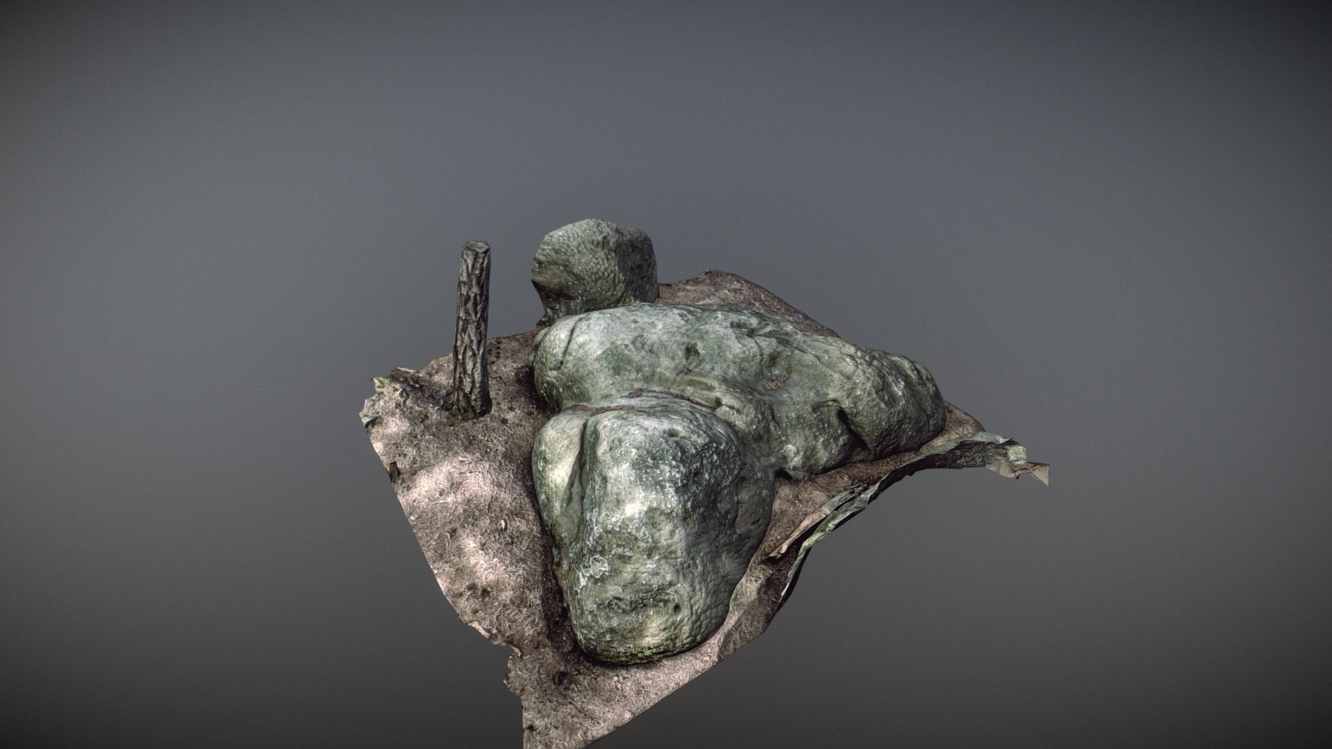 Fontainebleau Forest Rocks 3D Model