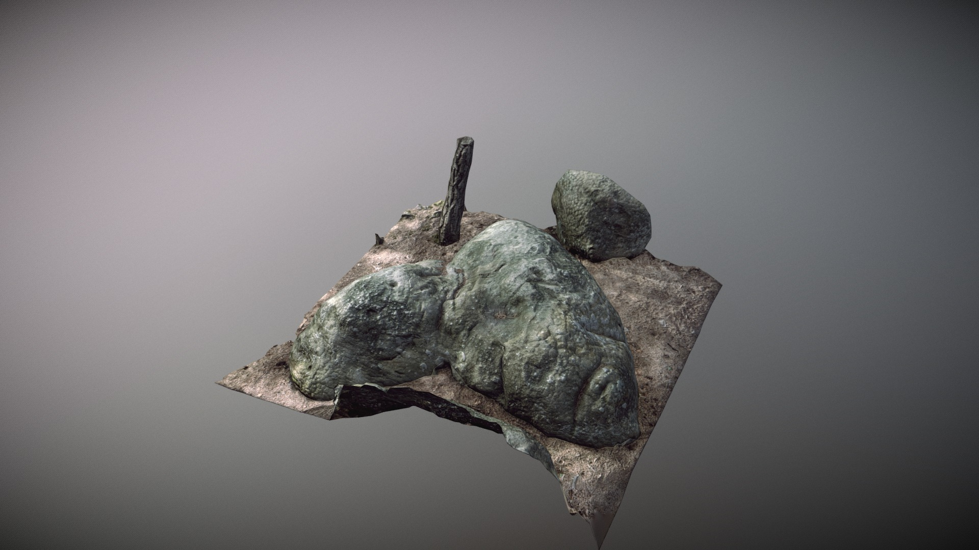 Fontainebleau Forest Rocks 3D Model