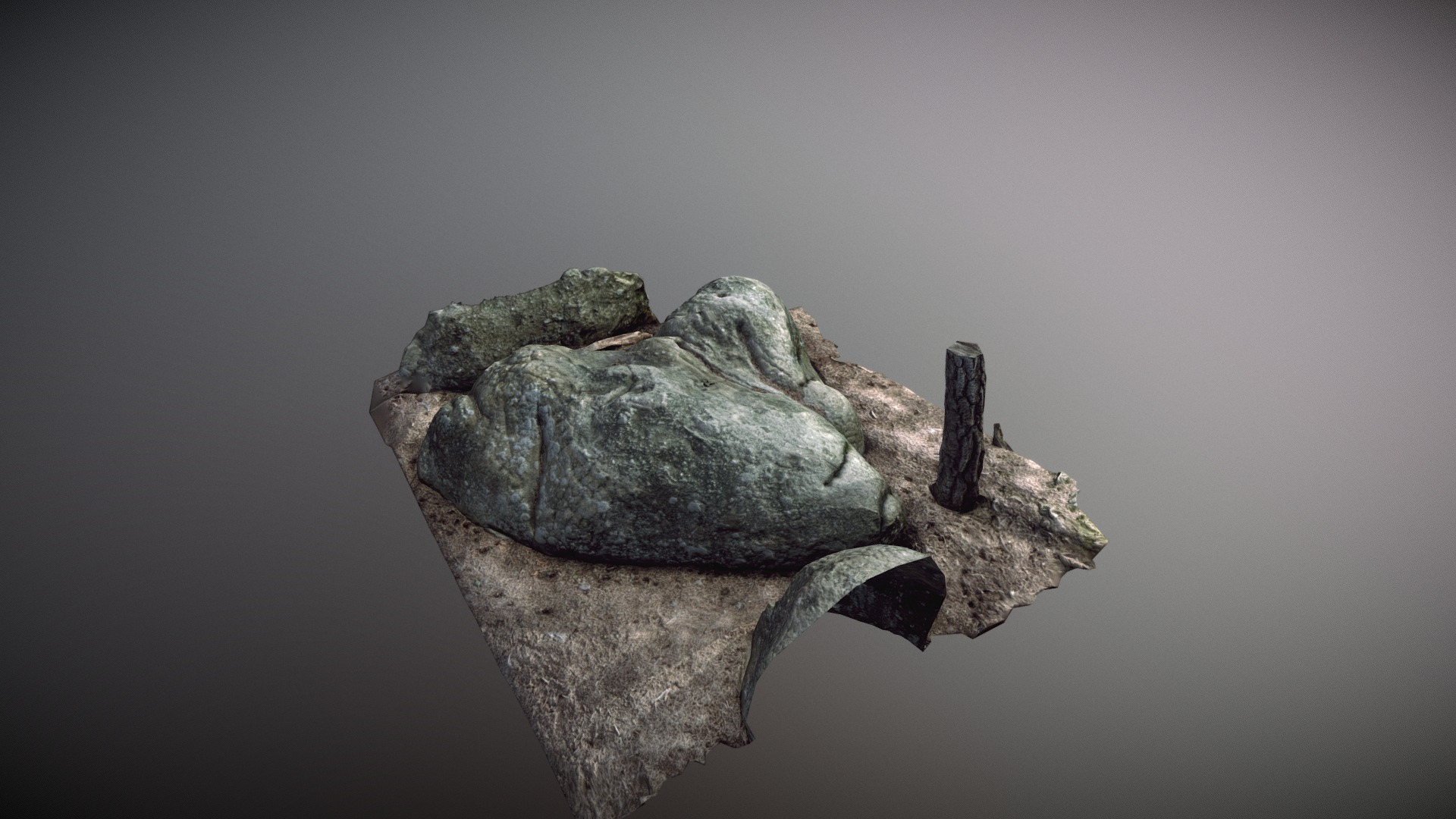 Fontainebleau Forest Rocks 3D Model