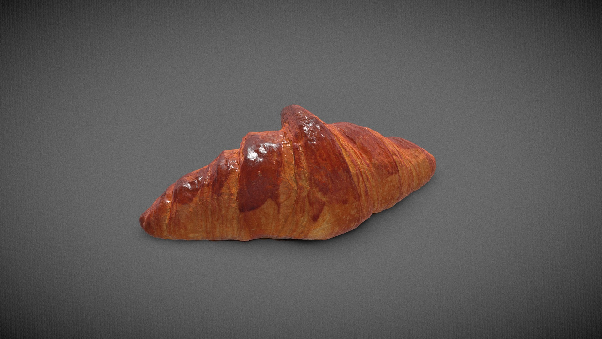 French Croissant 3D Model
