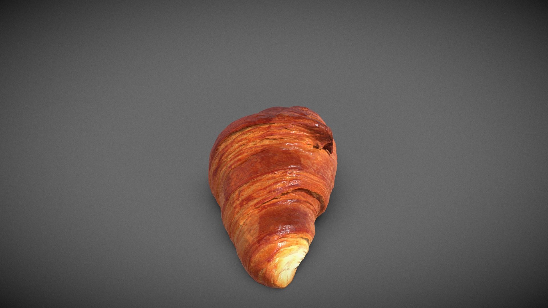 French Croissant 3D Model