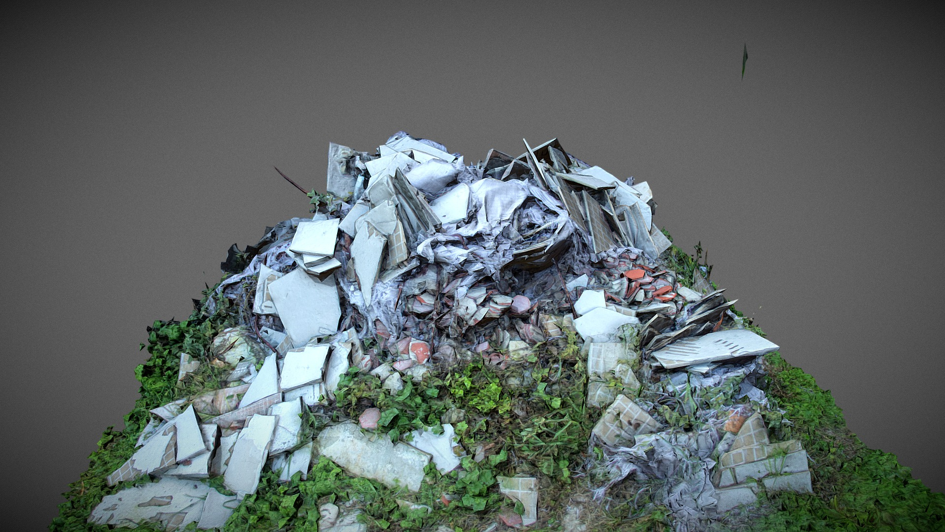 Garbages Pile quick scan 3D Model
