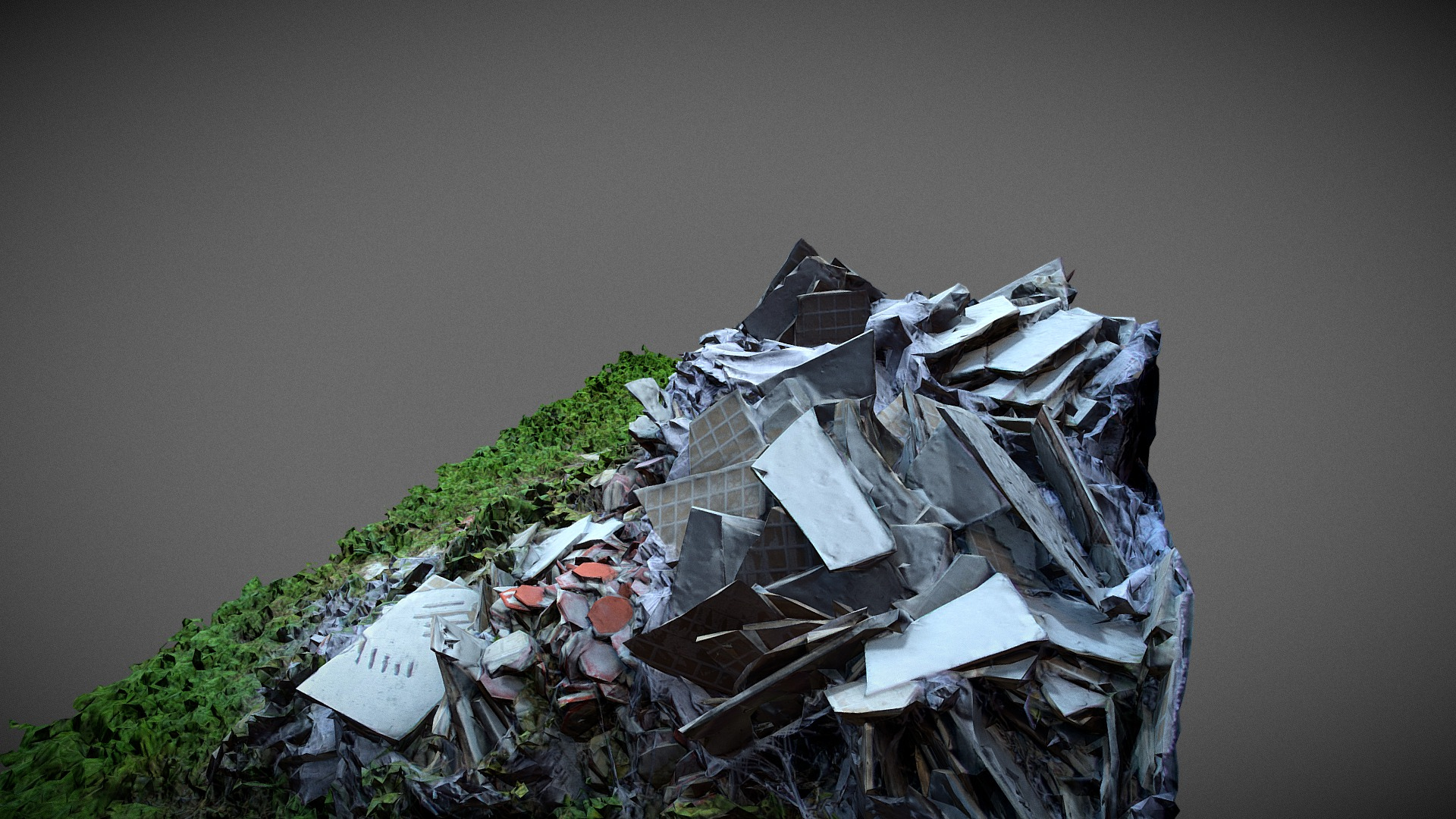 Garbages Pile quick scan 3D Model