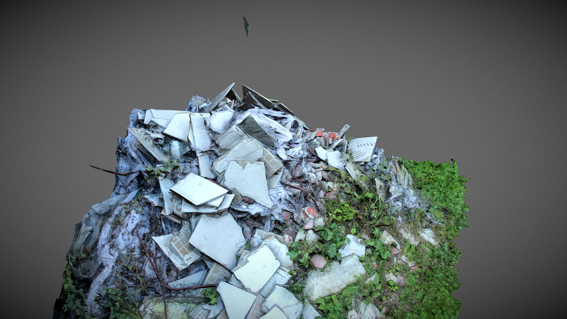 Garbages Pile quick scan 3D Model