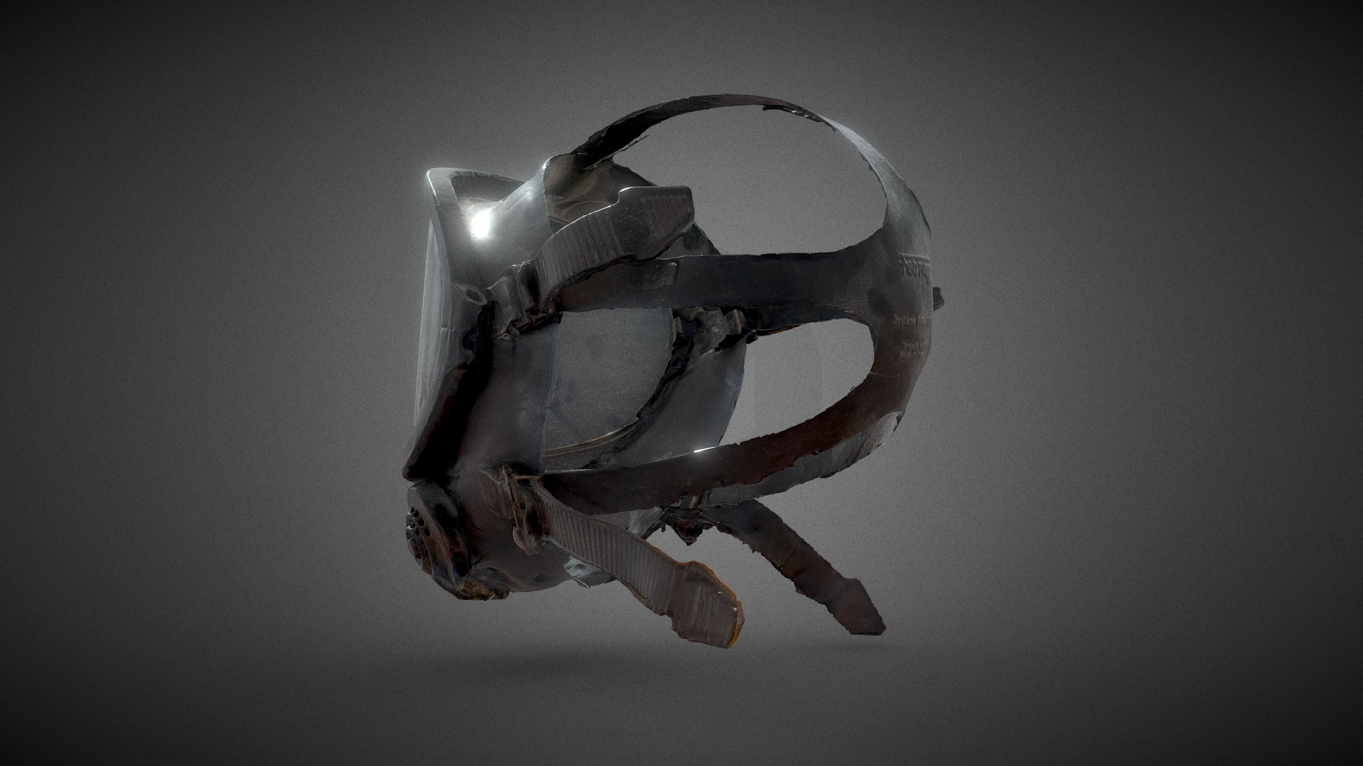 Gaz Mask - 3D Scan 3D Model