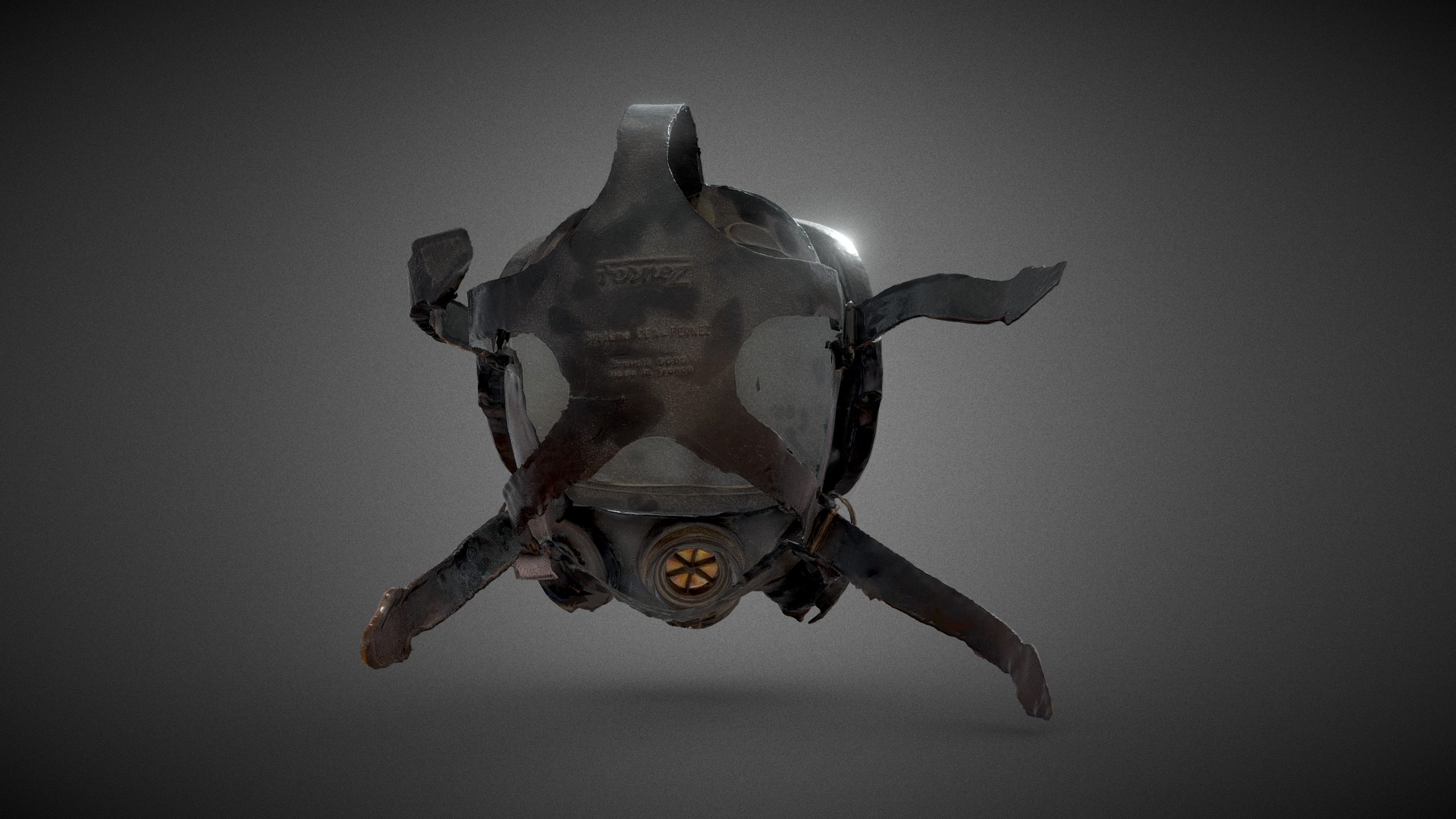 Gaz Mask - 3D Scan 3D Model