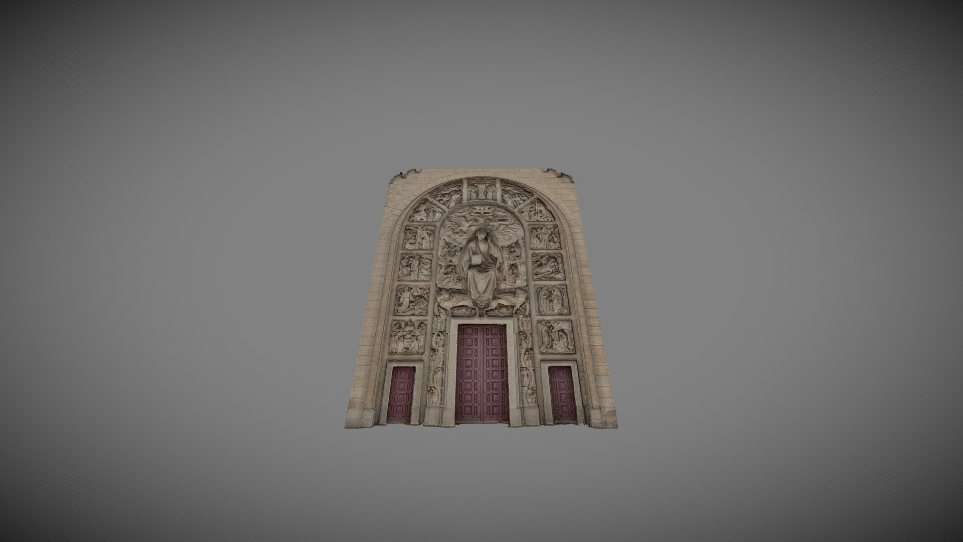 &Eacuteglise du Sacr&eacute-C&oeligur de Gentilly 3D Model