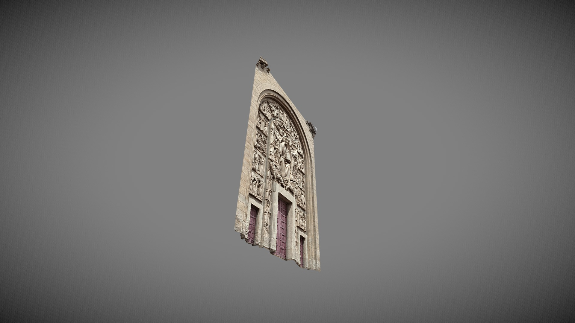 &Eacuteglise du Sacr&eacute-C&oeligur de Gentilly 3D Model