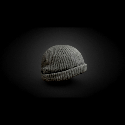 Grey Wool Cap