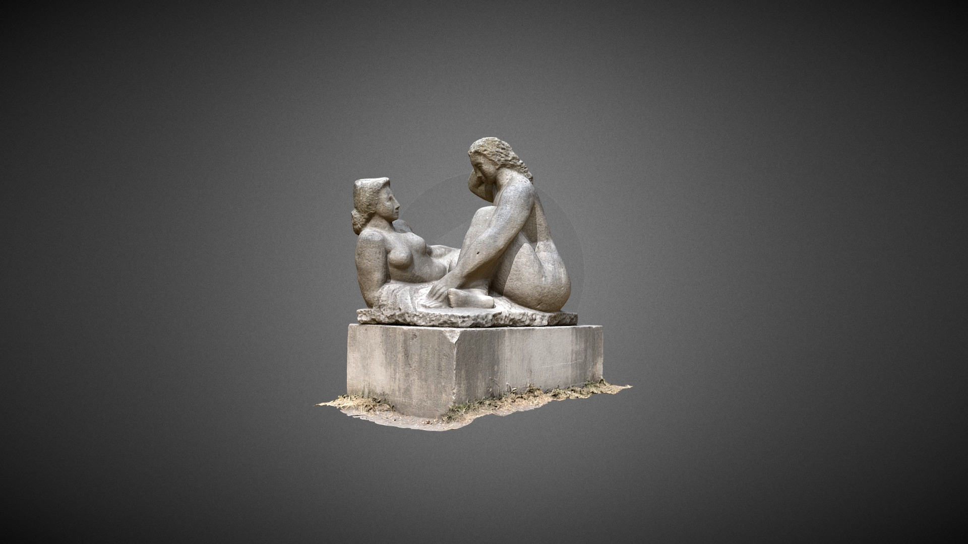 Groupe de Baigneuses Morice Lipsi 1952 3D Model
