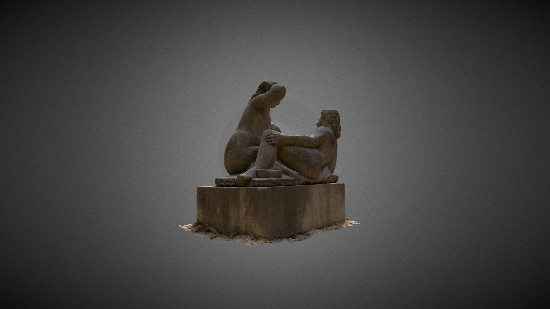 Groupe de Baigneuses Morice Lipsi 1952 3D Model