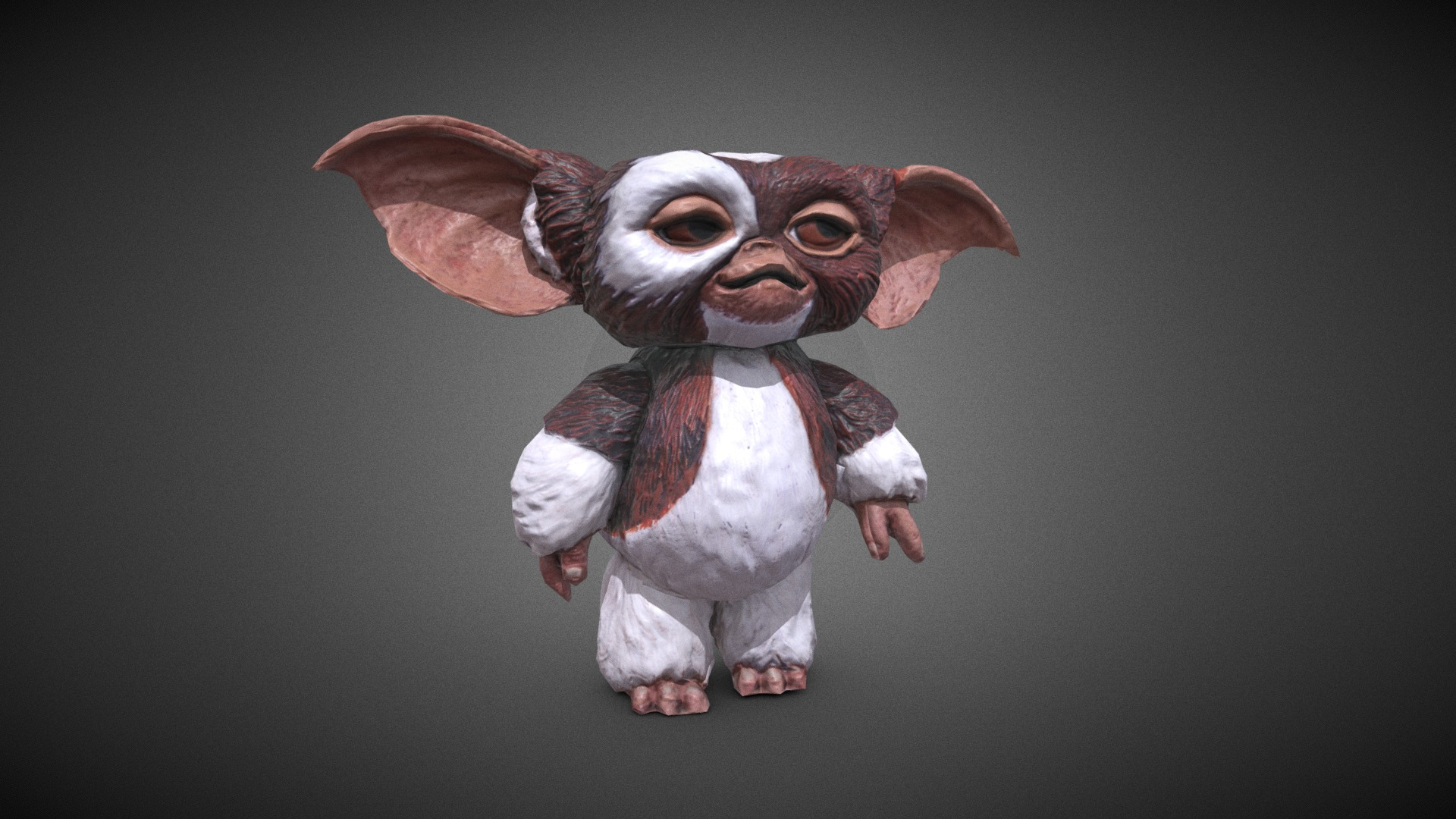 Guizmo Plastic Toy Gremlins 3D Model