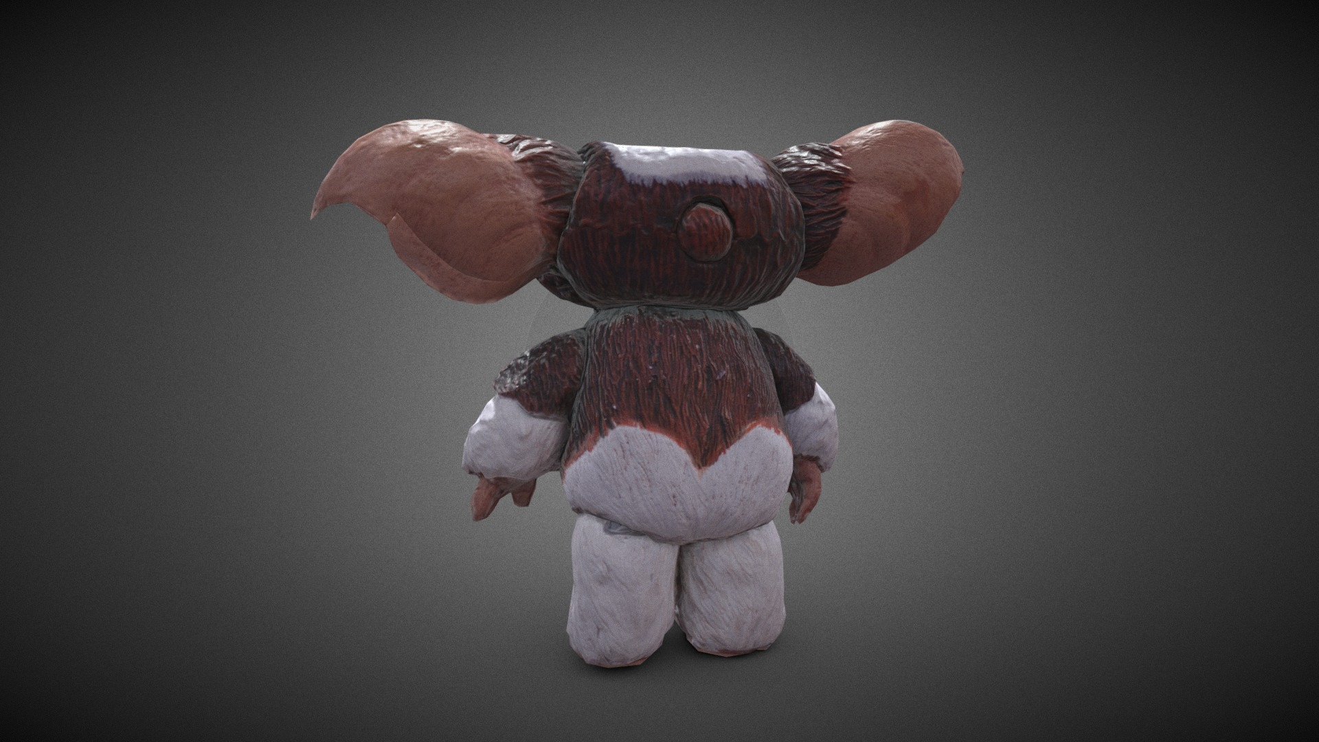 Guizmo Plastic Toy Gremlins 3D Model