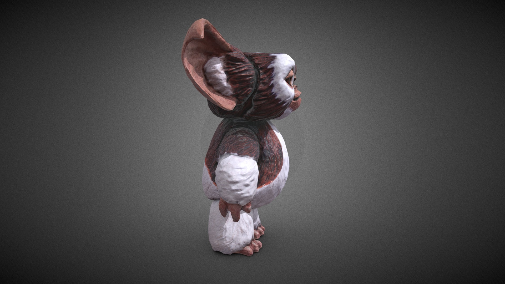 Guizmo Plastic Toy Gremlins 3D Model
