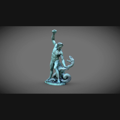 Hercules fighting Acheloos, Carbonneaux (1824)