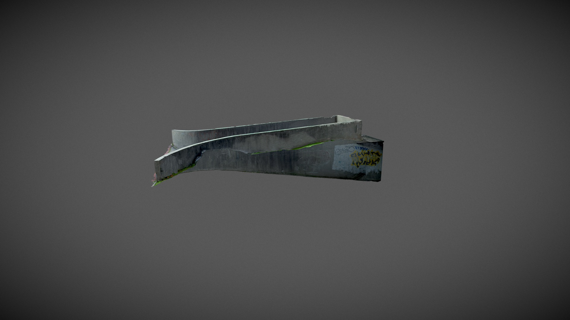 Huge Parking Entrance 3D Model