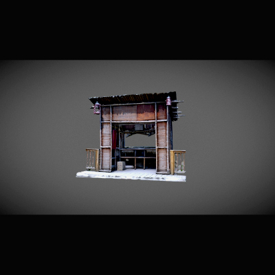 Japanese Bamboo Hut