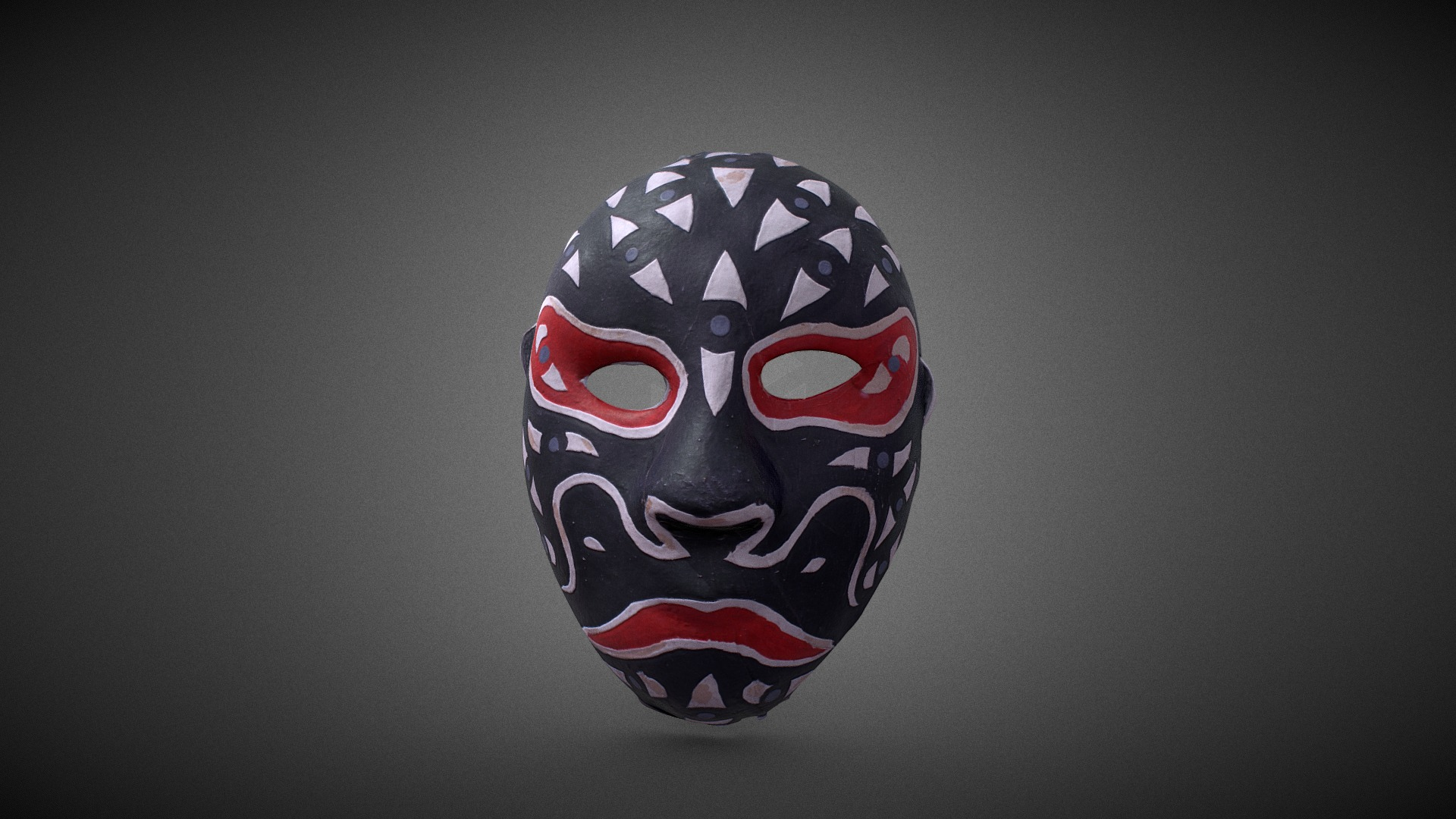 Japanese Mask 3D Model