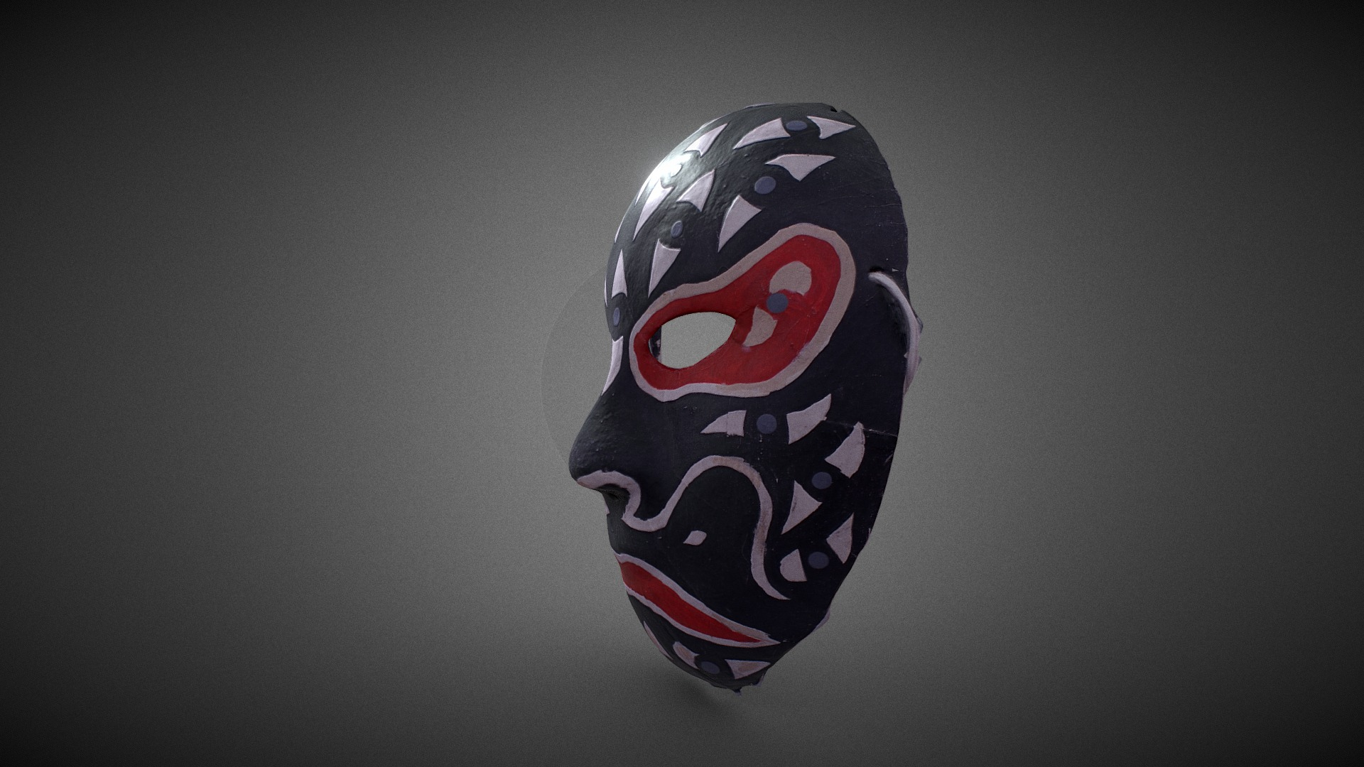 Japanese Mask 3D Model